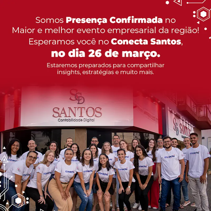 Somos PresenÇa Confirmada Pop Up - Santos Contabilidade Digital